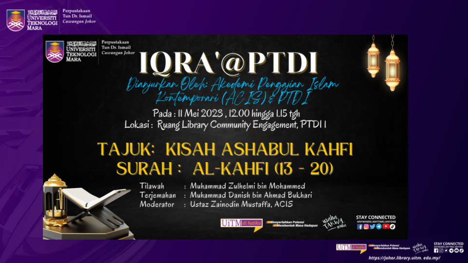 IQRA'@PTDI Kisah Ashabul Kahfi