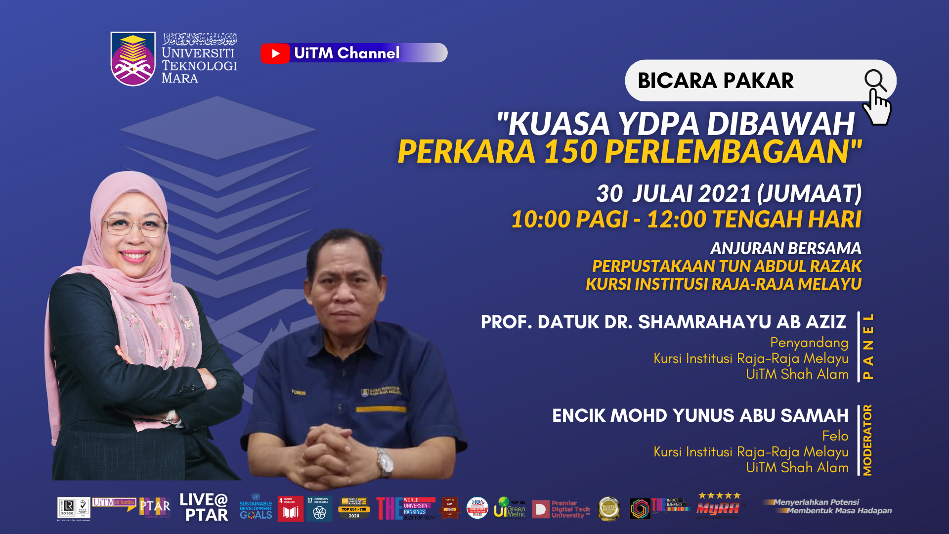 Live@PTAR : Kuasa YDPA di bawah Perkara 150 Perlembagaan