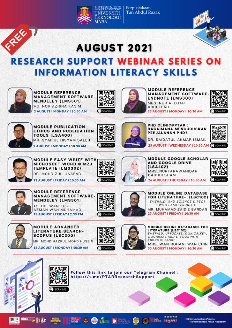 Research Methodology Webinar Series on Information Literacy Skill