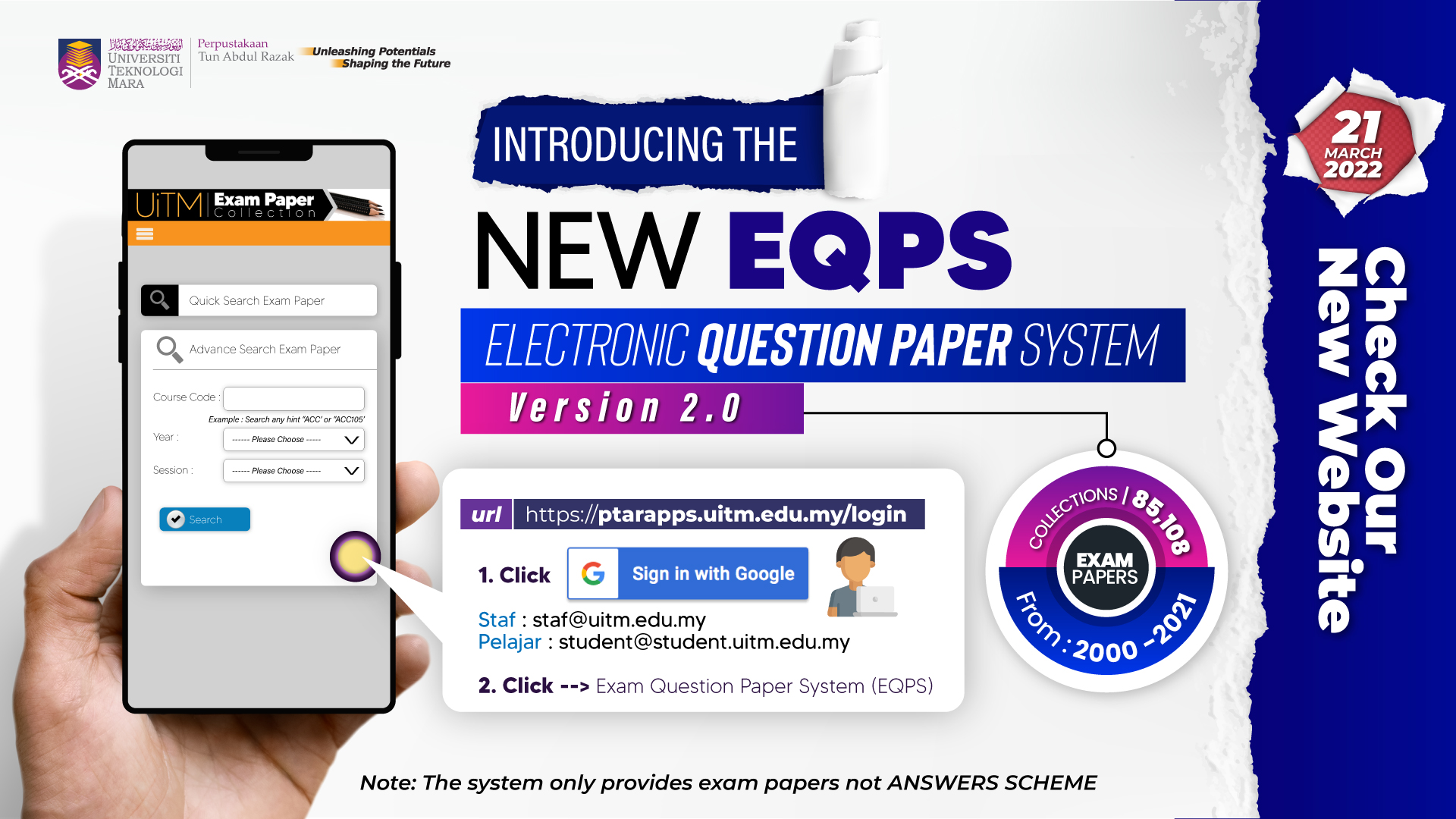 Electronic Questions Paper System Version 2.0 (EQPSv2)